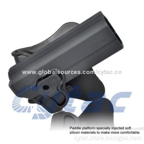 Black Polymer Gun Holster, Fits for 1911 Variants Pistol